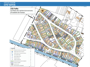 rapport sur l'aménagement de la Cité Taffin (cité jardin) à Vieux-Condé (Valenciennes)